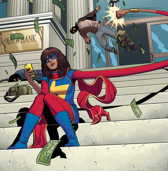 Ms. Marvel Height Weight Powers Weakness Statistics.